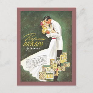 Carte Postale Djer Kiss romantique couple