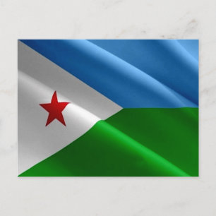 Carte Postale Djibouti - Drapeau -