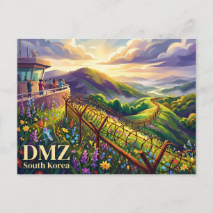 Carte Postale DMZ (Zone démilitarisée) Corée du Sud