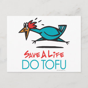 Carte Postale Do Tofu Vegetarian