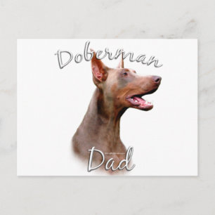 Carte Postale Doberman Pinscher (Isabella) Papa 2