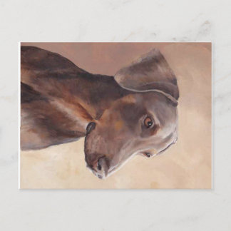 Carte postale Doberman Pinscher Original Chien Art