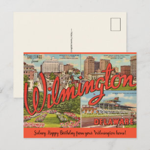 Carte postale d'occasion Wilmington Delaware