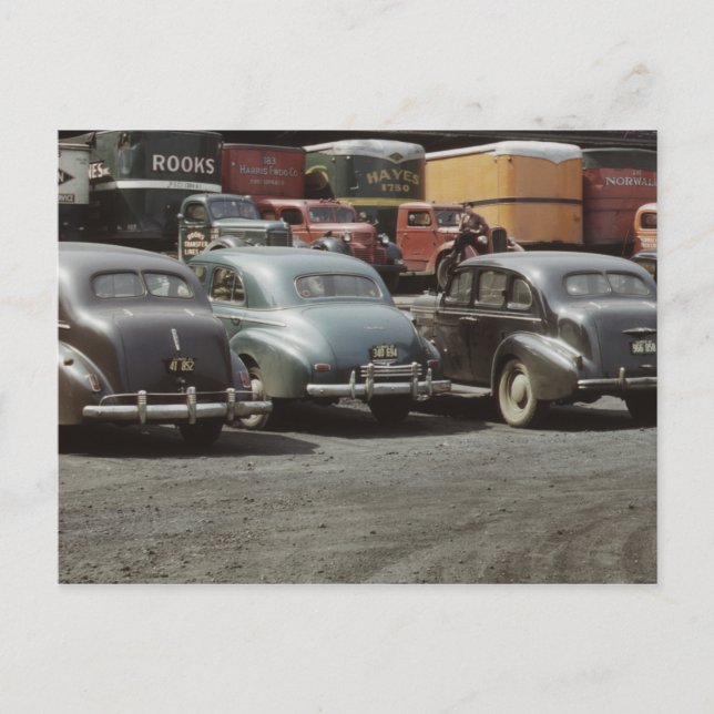 Carte Postale Dock de chargement vintage (Devant)