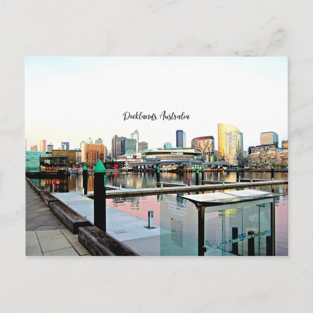 Carte Postale Docklands, Australie photo pittoresque (Devant)