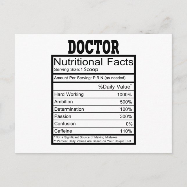 Carte Postale Docteur (Devant)