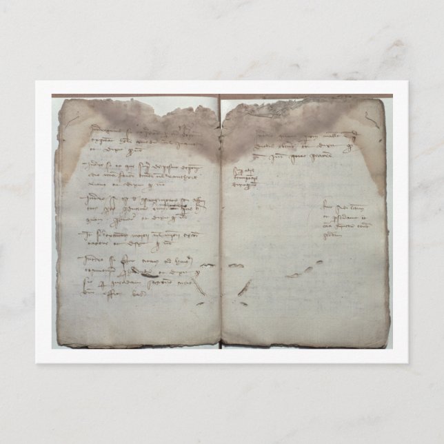 Carte Postale Documents mercantiles, lettre d'acceptation de cha (Devant)