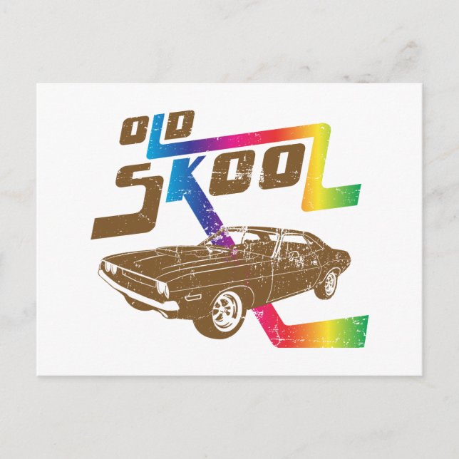 Carte Postale Dodge Challenger 1970 (Devant)