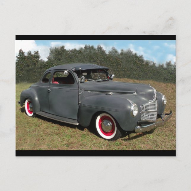 Carte postale Dodge Coupe Antique 1939 (Devant)