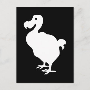 Carte Postale Dodo Silhouette