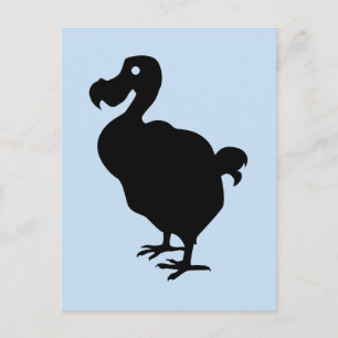 Carte Postale Dodo Silhouette