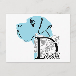 Carte Postale Doggen Bürobedarf
