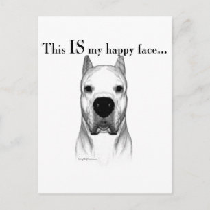 Carte Postale Dogo Happy Face