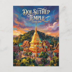 Carte Postale Doi Suthep Thaïlande