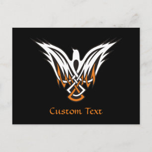 Carte postale d'oiseau celtique