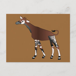 Carte postale d'okapi