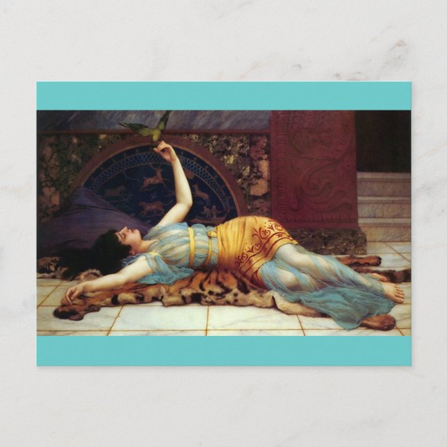 Carte Postale dolce far niente - doux rien - Godward (Devant)