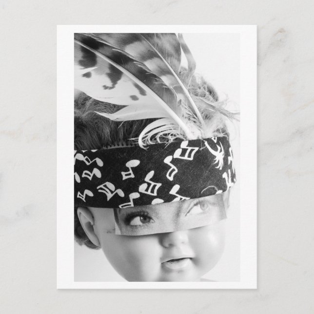 Carte Postale Doll portrait Indian - Mudhead (Devant)