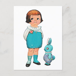 CARTE POSTALE DOLLY DINGLE PAPER DOLL POSTCARDS VINTAGES