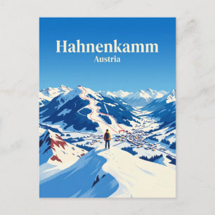Carte Postale Domaine skiable du Hahnenkamm Autriche