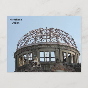 Carte Postale Dôme de Genbaku, Parc commémoratif de la paix d'Hi
