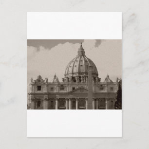 Carte Postale Dôme de la basilique Saint-Pierre de Rome