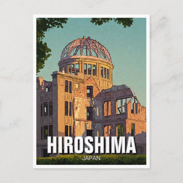 Carte Postale Dôme de la paix de Hiroshima Japon (Devant)