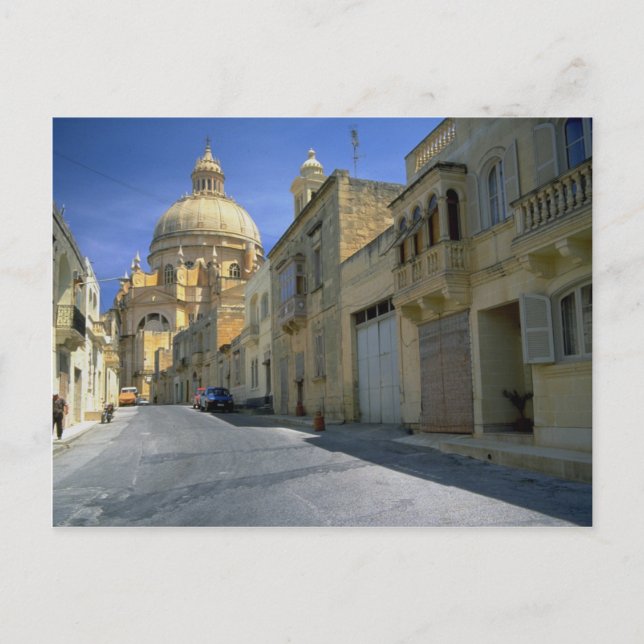 Carte Postale Dôme de Xewkija (La Rotonde), Xewkija, Gozo, Malte (Devant)