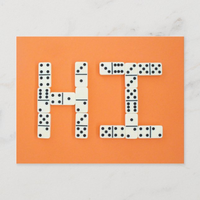 Carte postale Dominoes 001 (Devant)