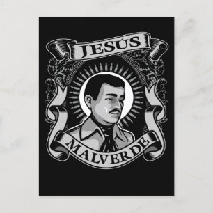 Carte Postale Don Jesus Malverde Héros mexicain Jesus Malverde