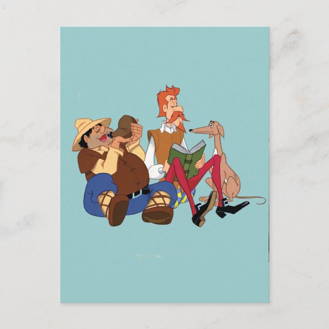 Carte Postale DON QUIJOTE & SANCHO - 400 ans (Devant)
