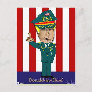 Carte Postale Donald-en-chef