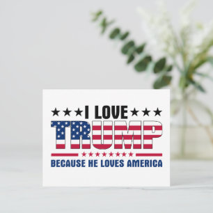 Carte Postale Donald Trump