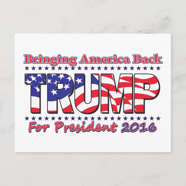 Carte Postale Donald Trump (Devant)