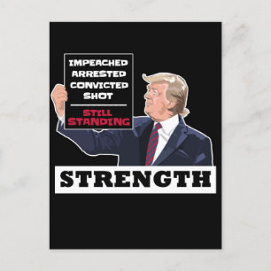 Carte Postale Donald Trump 2024 : la victoire de la force présid