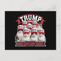 Donald Trump sécurise à nouveau les chats lors du 