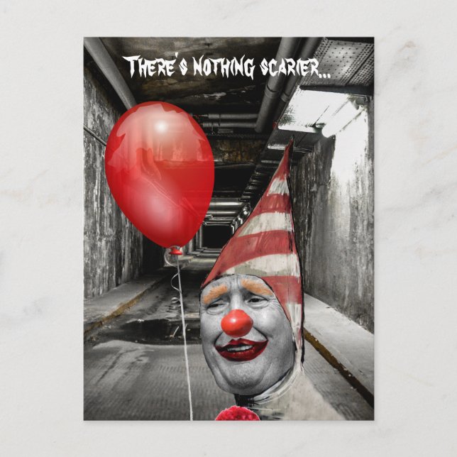 Carte Postale Donald Trump Trumpwise Le Clown Drôle Texte Person (Devant)
