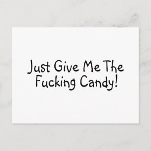 Carte Postale Donne-Moi Juste Le Bonbon