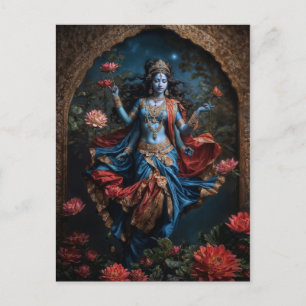 Carte Postale Donneur de bénédictions Divine Kali