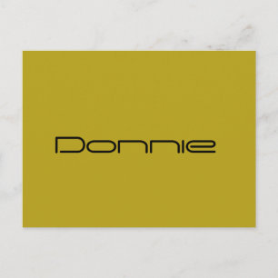 Carte Postale Donnie, Orphan Black chracter, police géométrique