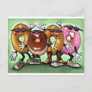 Carte Postale Donut Party
