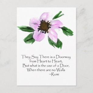 Carte postale Doorte Rumi Watercolor