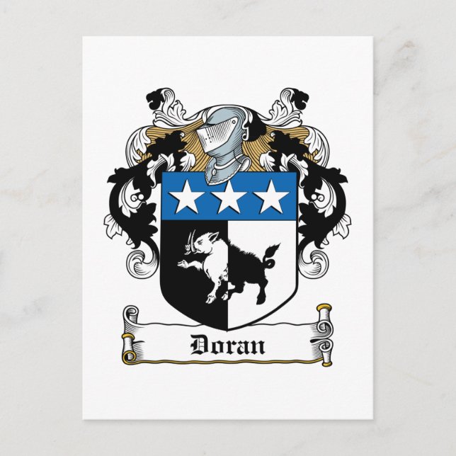 Carte Postale Doran Family Crest (Devant)