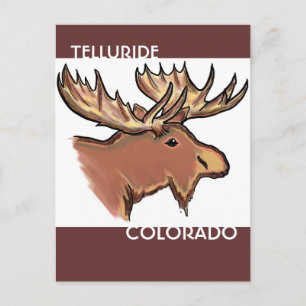 Carte postale d'orignal brun du Colorado