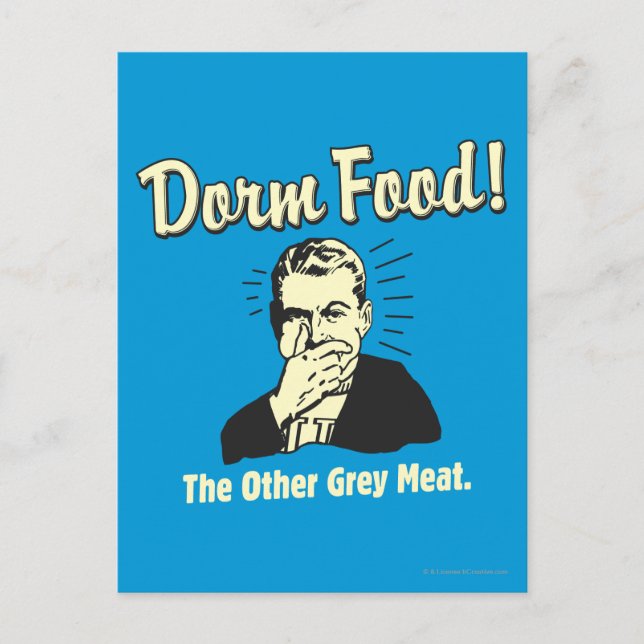 Carte Postale Dorm Food : Autres viandes grises (Devant)