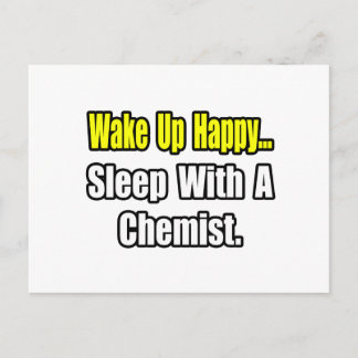 Carte Postale Dormir avec un chimiste