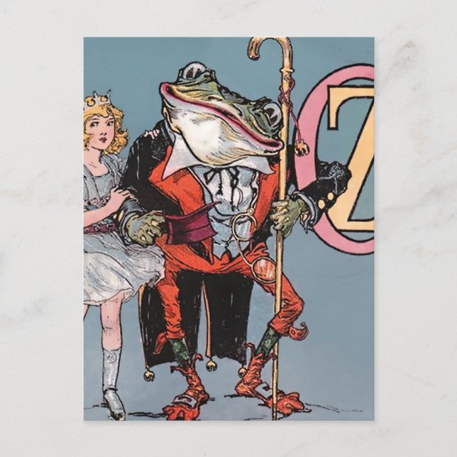 Carte Postale "Dorothy and Frogman" par John R Neill (Devant)
