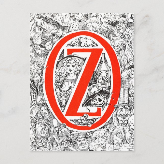 Carte Postale Dorothy et le magicien d'Oz (Devant)