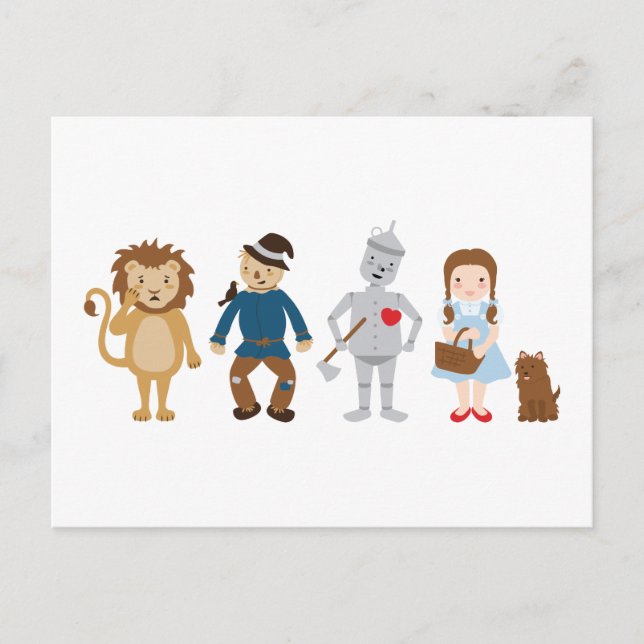 Carte Postale Dorothy et ses amis (Devant)