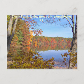 Carte Postale Dorrs Pond à l'automne 3, Dorrs Pond, Livingsto...